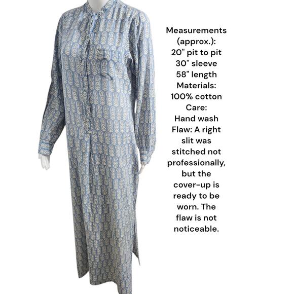 NILI LOTAN MAXI BEACH COVERUP RARE Paisley Print - Picture 3 of 9